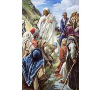 POSTERIIk Vintage Print Pop Art Landscape Artwork Jesus by Harold Copping Art Prints for Office Home Decor 60x90cm