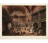 POSTERIIk Vintage Print Pop Art Landscape Artwork Julians Baths Illustration From Versailles by Claude Nattes Art Prints for Office Home Decor 60x90cm
