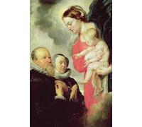 POSTERIIk Vintage Print Pop Art Landscape Artwork Lady and Child with the Donors Alexandre Goubeau and His Wife Anne Antoni by Peter Paul Rubens Art Prints for Office Home Decor 60x90cm
