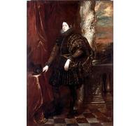 POSTERIIk Vintage Print Pop Art Landscape Artwork Portrait of a Gentleman of the Spinola Family by Anthony Van Dyck Art Prints for Office Home Decor 60x90cm