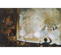 POSTERIIk Vintage Print Pop Art Landscape Artwork Russian Ballet Champs-elysées Les Sylphides by Konstantin Andreevic Somov Art Prints for Office Home Decor 60x90cm