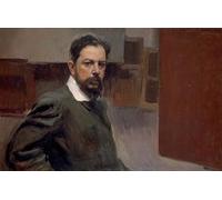 POSTERIIk Vintage Print Pop Art Landscape Artwork Self Portrait by Joaquín Sorolla Art Prints for Office Home Decor 60x90cm