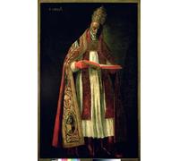 POSTERIIk Vintage Print Pop Art Landscape Artwork St Gregory the Great by Francisco De Zurbaran Art Prints for Office Home Decor 60x90cm