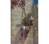 POSTERIIk Vintage Print Pop Art Landscape Artwork St Paul Escapes From Damascus by Harold Copping Art Prints for Office Home Decor 60x90cm