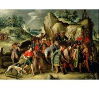 POSTERIIk Vintage Print Pop Art Landscape Artwork St Paul Led to Damascus After His Conversion by Pieter Brueghel the Younger Art Prints for Office Home Decor 60x90cm