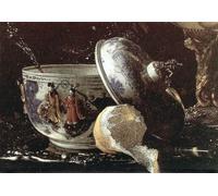 POSTERIIk Vintage Print Pop Art Landscape Artwork Still-life with a Nautilus Cup by Willem Kalf Art Prints for Office Home Decor 60x90cm