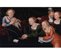 POSTERIIk Vintage Print Pop Art Landscape Artwork the Feast of Herod by Lucas Cranach the Elder Art Prints for Office Home Decor 60x90cm