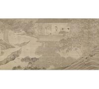 POSTERIIk Vintage Print Pop Art Landscape Artwork the Gathering At the Orchid Pavilion by Ming Dynasty Chinese School Art Prints for Office Home Decor 60x90cm