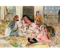 POSTERIIk Vintage Print Pop Art Landscape Artwork the Harem by John Frederick Lewis Art Prints for Office Home Decor 60x90cm