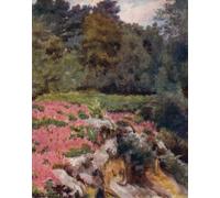 POSTERIIk Vintage Print Pop Art Landscape Artwork the New Forest a Gravel Pit Head At Royden by Walter Frederick Roofe Tyndale Art Prints for Office Home Decor 60x90cm