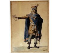 POSTERIIk Vintage Print Pop Art Landscape Artwork the Representative of the People in Office the Character Embodies by Jacques Louis David Art Prints for Office Home Decor 60x90cm