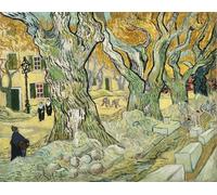 POSTERIIk Vintage Print Pop Art Landscape Artwork the Road Menders by Vincent Van Gogh Art Prints for Office Home Decor 60x90cm