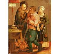 POSTERIIk Vintage Print Pop Art Landscape Artwork Tooth Extraction by Lucas Van Leyden Art Prints for Office Home Decor 60x90cm