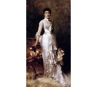 POSTERIIk Vintage Print Pop Art Landscape Artwork Young Beauty in a White Dress by Julius Leblanc Stewart Art Prints for Office Home Decor 60x90cm