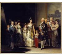 POSTERIIk Vintage Print Pop Art Portrait of King of Spain Charles Iv and His Family in the Centre Queen Marie Louise De Bourbon-parma Painting by Francisco De Goya for Office Home Decor 60x90cm