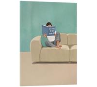 Posterlounge 365 Ways To Say FO Acrylic print by Giselle Dekel 50 x 70 cm Turquoise Wall art Wall decor