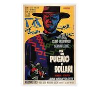 Posterlounge A Fistful of Dollars (Italian) Poster | 14 x 21 cm by Vintage Entertainment Collection Wall art Wall decor