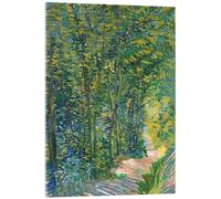 Posterlounge A path in the woods, 1887 Acrylic print by Vincent van Gogh 13 x 18 cm Green Wall art Wall decor