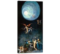 Posterlounge Ascent of the Blessed Canvas print | 20 x 40 cm by Hieronymus Bosch Blue Wall art Wall decor