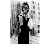 Posterlounge Audrey Hepburn - Breakfast at Tiffany's Acrylic print 30 x 40 cm Black and white Wall art Wall decor