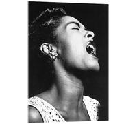 Posterlounge Billie Holiday Acrylic print 13 x 18 cm Black Wall art Wall decor