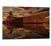 Posterlounge Bismarck Class Acrylic print by Peter Weishaupt 21 x 14 cm Brown Wall art Wall decor