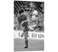 Posterlounge Diego Maradona, 1982 Acrylic print 14 x 21 cm Black and white Wall art Wall decor