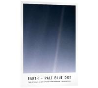 Posterlounge Earth - Pale Blue Dot Acrylic print by NASA 13 x 18 cm Blue Wall art Wall decor