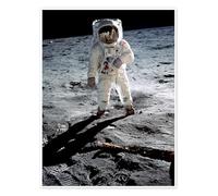 Posterlounge Edwin 'Buzz' Aldrin on the moon,Apollo 11 Poster