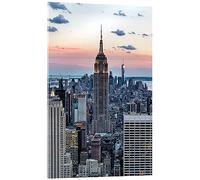 Posterlounge Empire State Building Sunset, New York Acrylic print by Mike Centioli 60 x 90 cm Wall art Wall decor