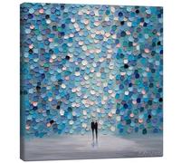Posterlounge Enlightenment at The Blue Hour Canvas print by Ekaterina Ermilkina 30 x 30 cm Blue Gift ideas Wall decor