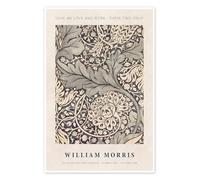 Posterlounge Give me Love and Work - These Two Only Poster by William Morris 60 x 90 cm Beige Wall art Wall decor