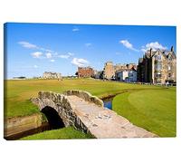 Posterlounge Golf course in St. Andrews Canvas print by Bill Bachmann 30 x 20 cm Wall art Wall decor