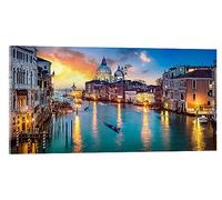 Posterlounge Grand Canal in Venice at night, Italy Acrylic print by Jan Christopher Becke 120 x 60 cm Wall art Wall decor