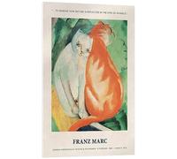Posterlounge How Nature is Reflected in the eyes of Animals Acrylic print by Franz Marc 14 x 21 cm Beige Wall art Wall decor