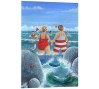 Posterlounge I like to be at the coast Acrylic print by Peter Adderley 30 x 40 cm Blue Wall art Wall decor