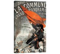 Posterlounge La Commune - Paris Canvas print