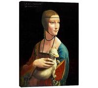 Posterlounge Lady with an Ermine Canvas print