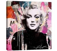Posterlounge Marilyn Monroe II Canvas print by Michiel Folkers 70 x 70 cm Wall art Wall decor