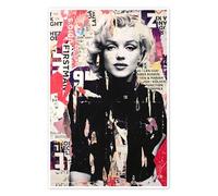 Posterlounge Marilyn Monroe Poster by Michiel Folkers 20 x 30 cm Pink Wall art Wall decor