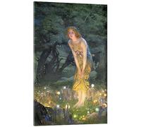 Posterlounge Midsummer Eve Acrylic print by Edward Robert Hughes 60 x 90 cm Wall art Wall decor