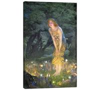 Posterlounge Midsummer Eve Canvas print by Edward Robert Hughes 40 x 60 cm Wall art Wall decor