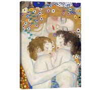 Posterlounge Mother and Twins I Canvas print | 30 x 40 cm by Gustav Klimt Wall art Wall decor