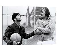 Posterlounge One Flew Over the Cuckoo's Nest Canvas print 40 x 30 cm Black and white Wall art Wall decor