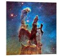 Posterlounge Pillars of Creation in the Eagle Nebula Acrylic print by NASA 30 x 30 cm Wall art Wall decor