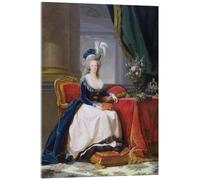 Posterlounge Portrait of Marie Antoinette, Queen of France Acrylic print by Elisabeth Louise Vigee-Lebrun 13 x 18 cm Wall art Wall decor