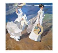 Posterlounge Strolling along the Seashore, 1909 Poster
