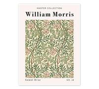 Posterlounge Sweet Briar No. 18 Poster by William Morris 50 x 70 cm Wall art Wall decor