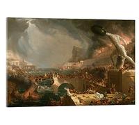 Posterlounge The Course of Empire (Destruction) Acrylic print by Thomas Cole 90 x 60 cm Wall art Wall decor