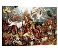 Posterlounge The fall of the rebel angels Canvas print by Pieter Brueghel d.Ä. 30 x 20 cm Wall art Wall decor